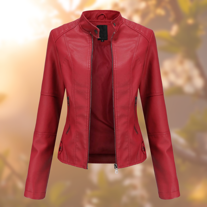 Anora - La Chaqueta de Cuero Elegante y Unica - PaulaMilan