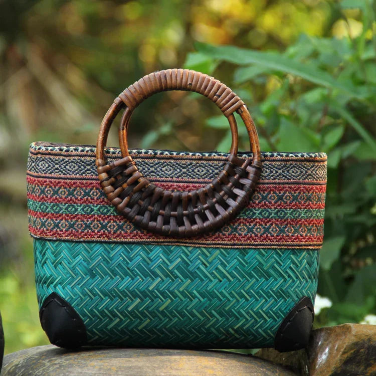 Bolso tejido a mano Bohemian Couture - PaulaMilan