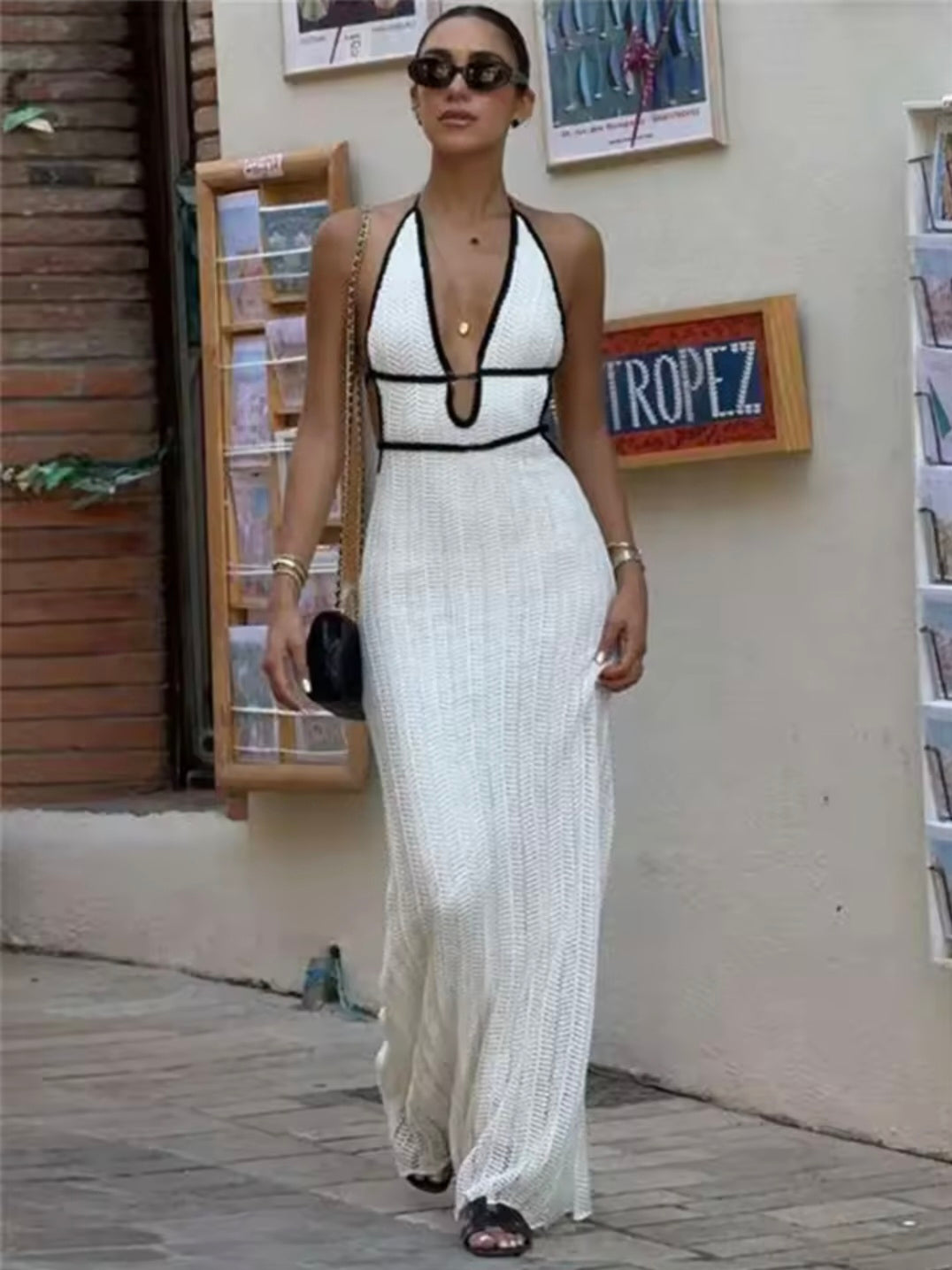 Vestido Largo Marina – Elegancia Natural para Cada Ocasión - PaulaMilan