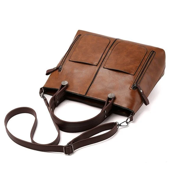 Bolso vintage de piel para señora - PaulaMilan