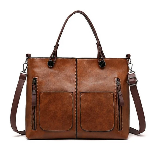 Bolso vintage de piel para señora - PaulaMilan