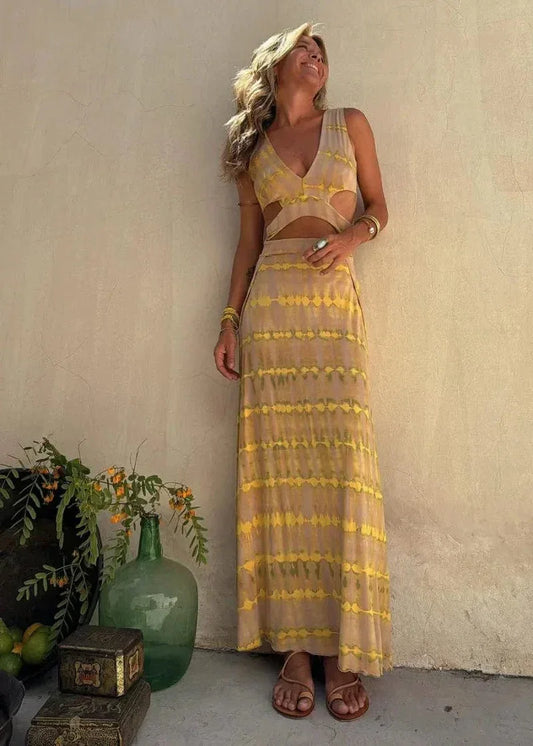 Carolina | Vestido estampado tie-dye - PaulaMilan